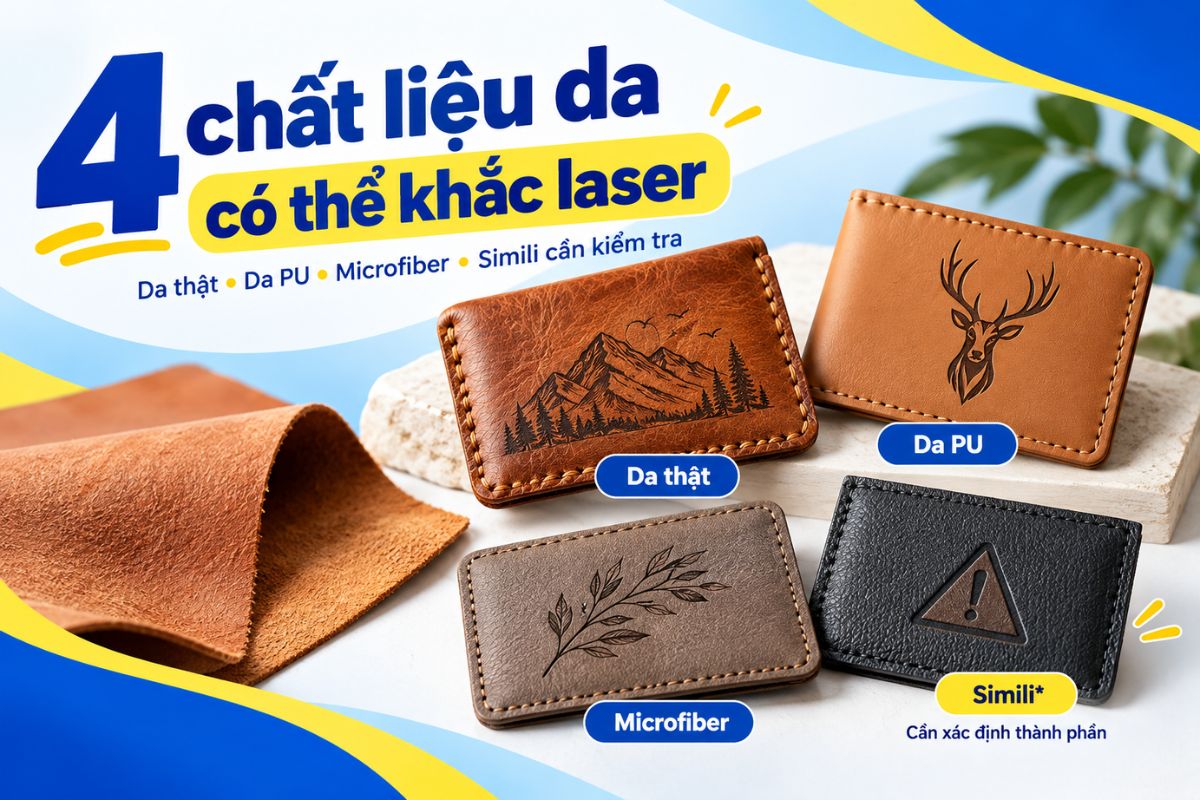 Da thật, PU, microfiber và một số da nhân tạo cho hiệu ứng khắc khác nhau tùy cấu tạo vật liệu Da thật, PU, microfiber và một số da nhân tạo cho hiệu ứng khắc khác nhau tùy cấu tạo vật liệu